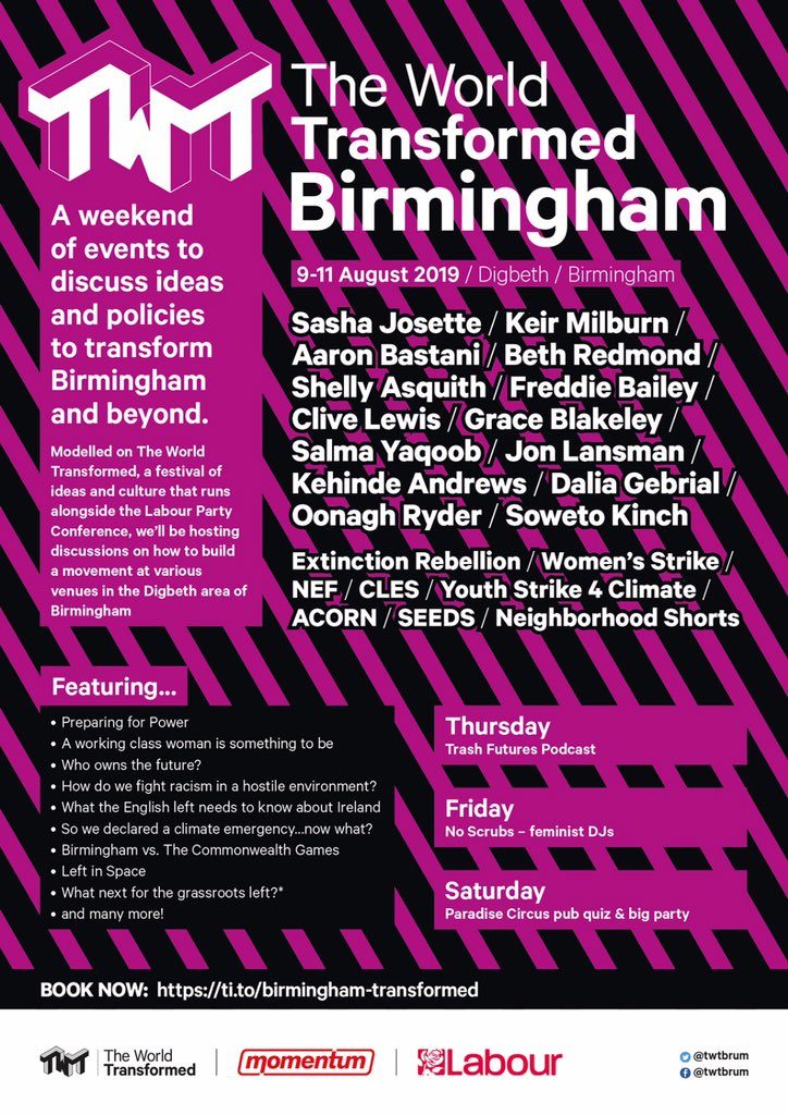 The World Transformed brum poster