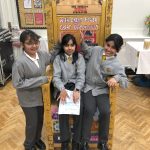 On the Throne at Corpus Christi RC Primary School, Stechford