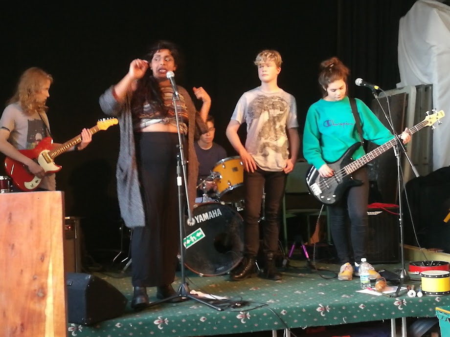 Cage Park introduced at one of their first performances in a live venue, the Edge, September 2017