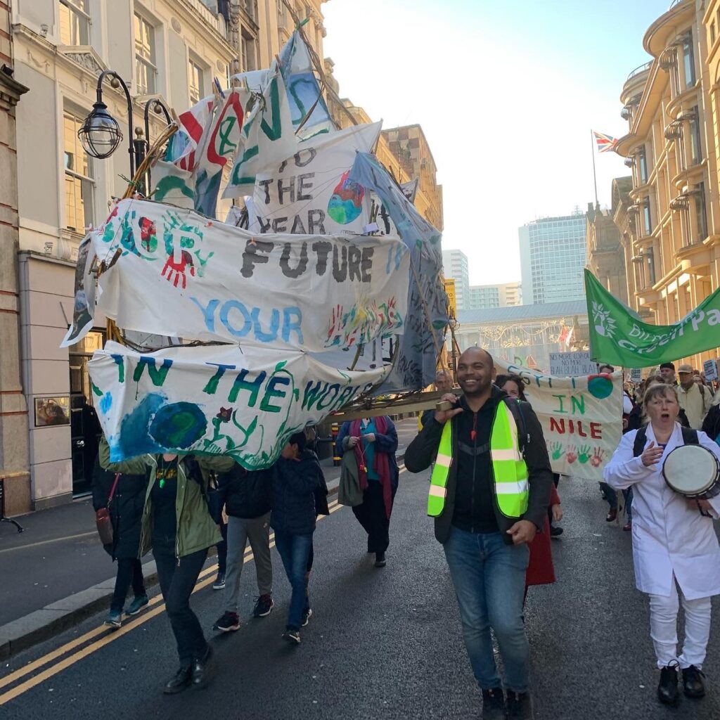 The Ark in motion during the Demo