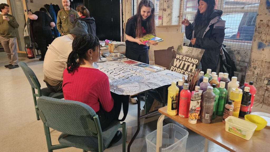 Banner making for the carnival