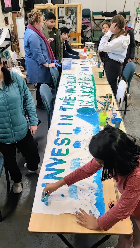 Banner making at the Edge